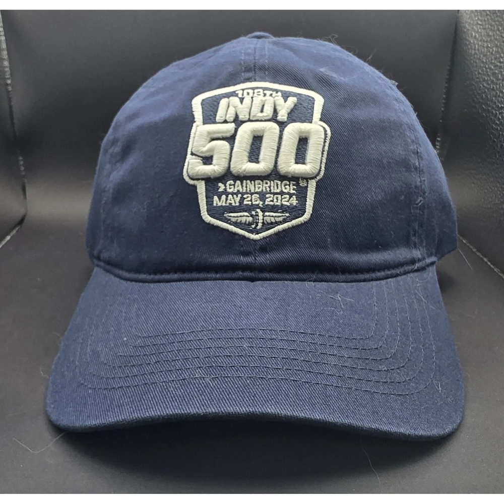 2024 108th Indy 500 Gainbridge Navy Adjustable Hat May 26